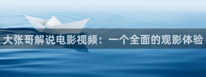 神马手机我不卡在线观看：大张哥解说电影视频：一个全面的观影体验