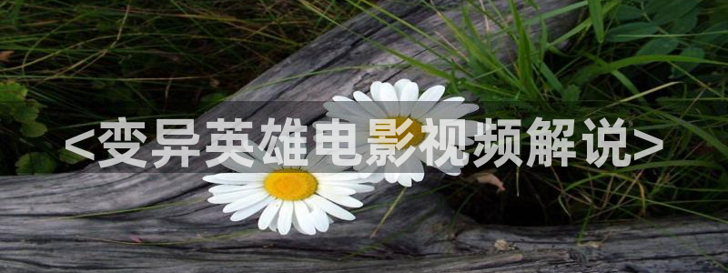 星辰影院神马电影：<变异英雄电影视频解说>