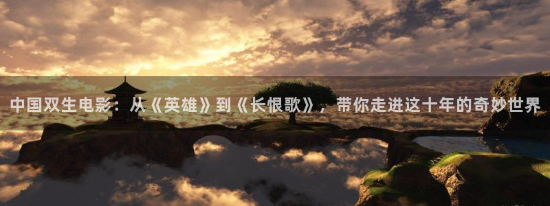 神马影院女主播：中国双生电影：从《英雄》到《长恨歌》，带你走进这十年的奇妙世界